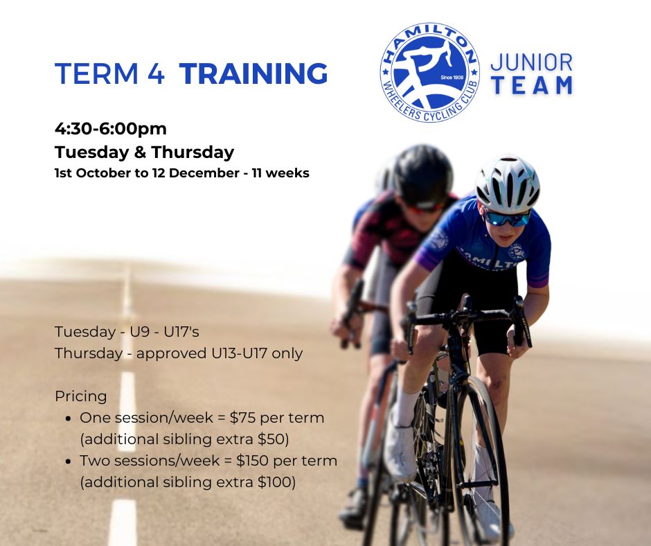 Term 4 Junior Team Training